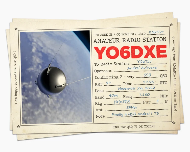 Vintage QSL Card Template Free Vintage QSL Card Template For Photoshop
